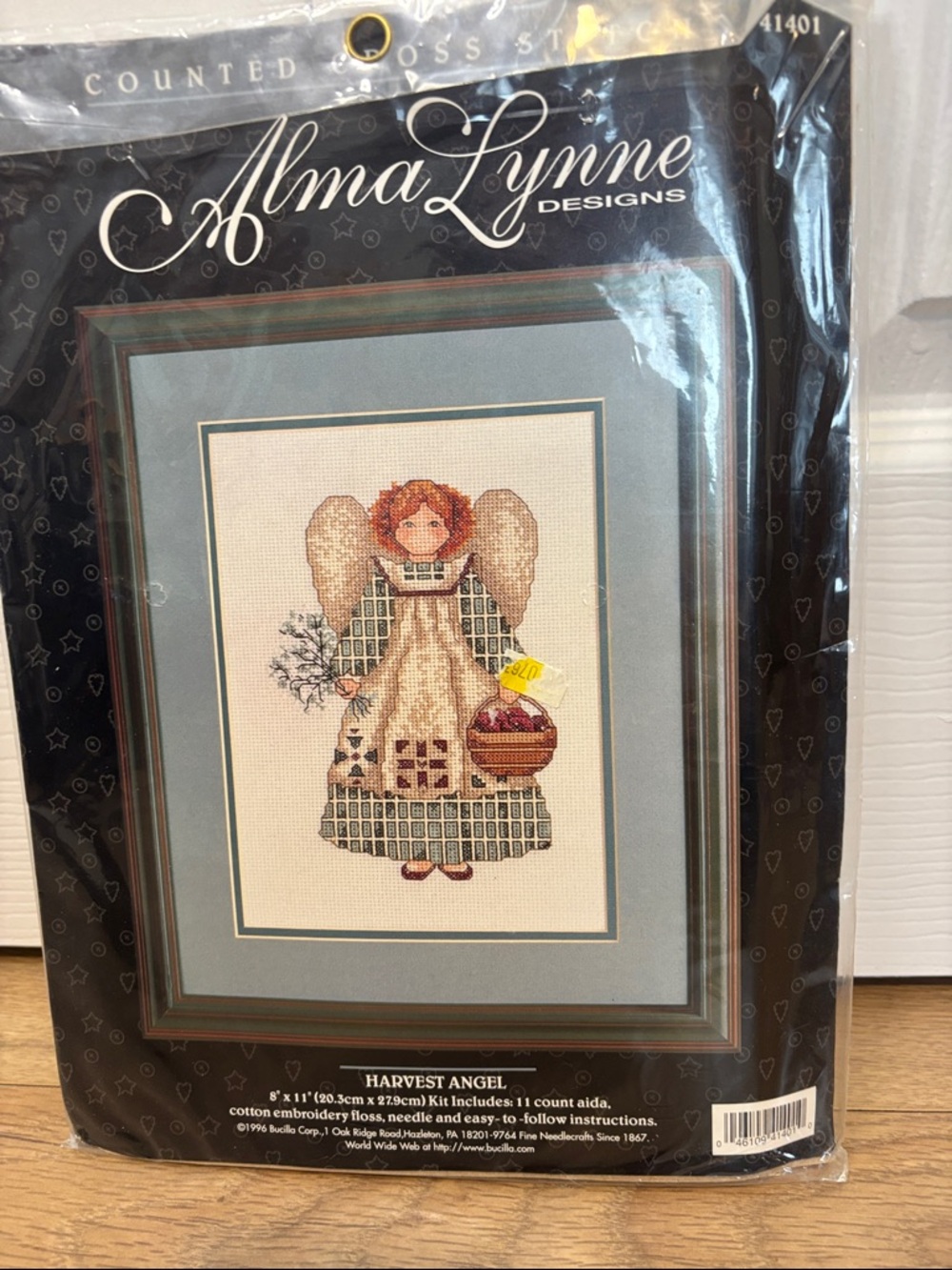 Vintage AnnA Lynn Designs Counted Cross Stitch Kit – Angel Pattern